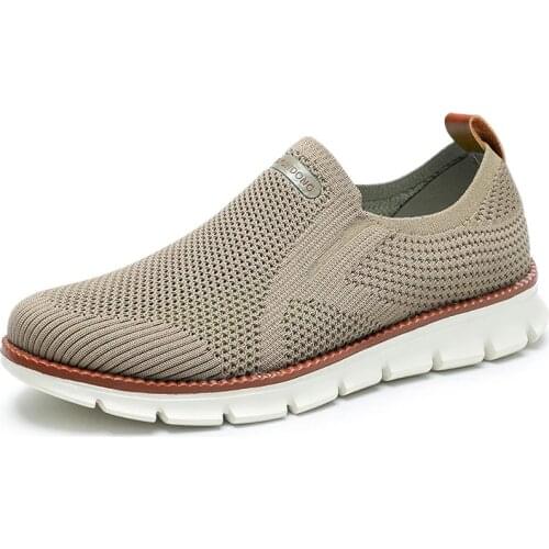 2021 New Mens Mesh Casual Shoes Fashion Lightweight Breathable Soft-Soled Shoes Summer Outdoor Sports Fitness Sneakers Big Size