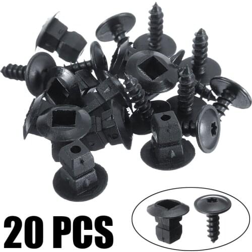 10pcs/ser Car Auto TX25 Screws Expansion Nut Wheel Arch Liner Wheel Arch Clips Fit For SEAT Alhambra Altea Leon Accessories