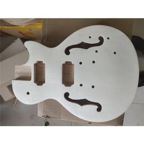 Unfinished Mahogany Electric Guitar Body DIY Lp style