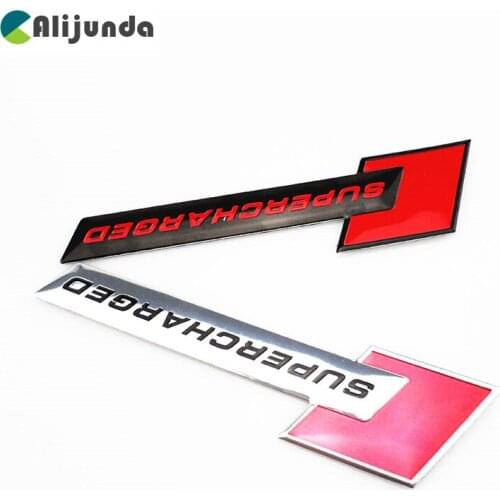 New 3D Metal Motorsport SUPERCHARGED Car styling Emblem Badge Sticker for Buick Regal Lacrosse Excelle GT/XT/GL8/ENCORE/Enclaves