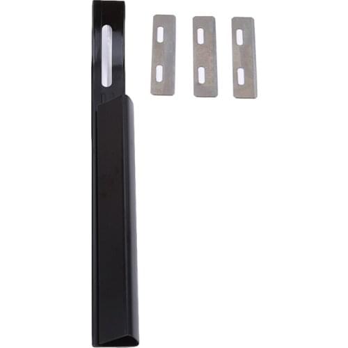 New DIY Leather Craft Safety Cutting Knife Cut Off Thin Knives Quality Stainless Steel Black Sharp Leather Skiving Knife Tools