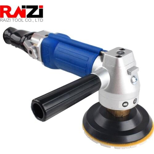 Raizi Stone Rear-exhaust Air Wet Polisher for Granite Marble Pneumatic Air Polishing Sanding Machine