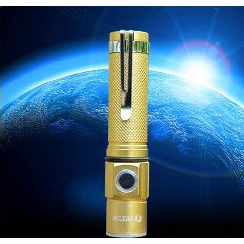 LED Flashlight CREE XPE q5 camping light hunting zaklamp rechargeable bateria 18650 led torch lamp with battery