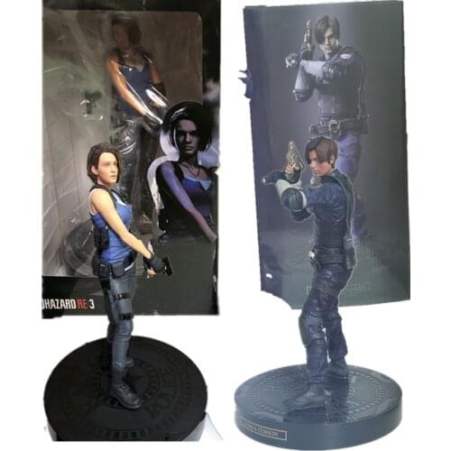 In Stock 32cm Figure Jill Valentine Figure Game Biohazard Leon S Scott Kennedy Action Figures Model Toy