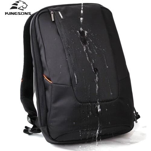 Kingsons Brand Waterproof Men Women Laptop Backpack 14 inch Notebook Computer Bag Korean Style School Backpacks for Boys Girls