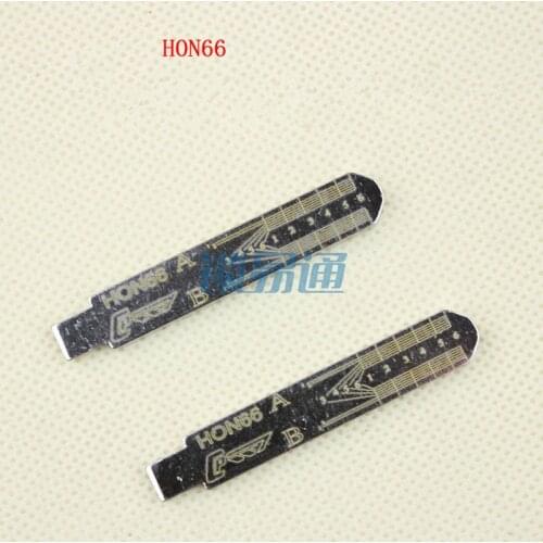 10pcs Engraved Line Key for HON66 2 in 1 LiShi scale shearing teeth blank car key locksmith tool