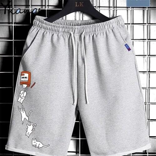 Plus Size Joggers Women Harajuku Korean Cartoon Biker Sweat Shorts Summer Fashion Capri Short Female High Waist Casual Hot Pants