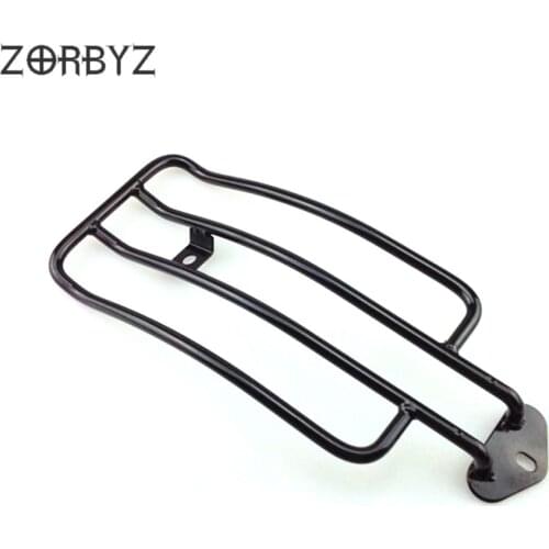 ZORBYZ Motorcycle Black Rear Solo Seat Luggage Rack Carrier For Honda Shadow Aero 750 2004