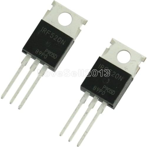 10PCS IRF520 TO-220 IRF520N TO220 IRF520NPBF