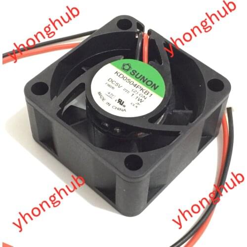 SUNON KD0504PKB1 (2).GN DC 5V 1.1W 40x40x20mm 2-wire Server Cooling Fan