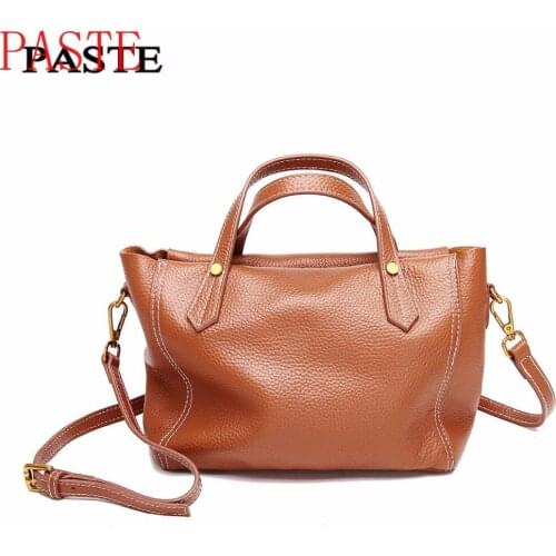 2017 brand best leather fashion women small tote bag shoulder bags ladies classic handbag pattern leather
