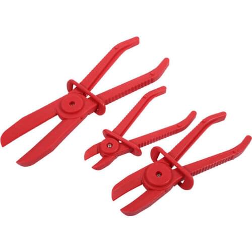 Line Clamp Plier 3Pcs Nylon Hose Clamp Tool Set Brake Fuel Water Line Clamp Plier Hands Free Tool