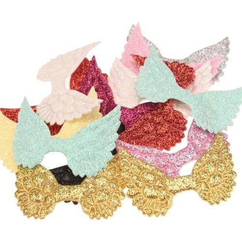 400PCS Cute Accessories Unicorn Hair Accessories Chic Angel wing Fashion Wings DIY Flower Headwear No Hair Clips Barrette