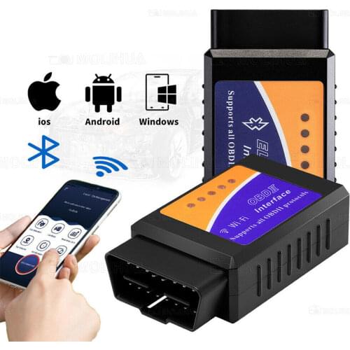 Wifi ELM327 Bluetooth OBD2 OBDII Car Diagnosis KFZ Test Device for Android IOS ar Diagnostic Scanner