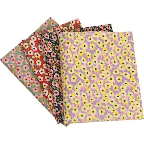 45*150cm Flower Printing Chiffon Fabric By The Yard Ribbon Dolls Clothes Dress Sewing Decor DIY Handmade