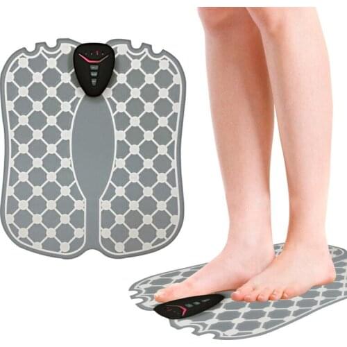 EMS Physiotherapy Massage Electric Foot Pedicure Machine Foot Massager Cushion Muscle Stimulator Promote Blood Circulation