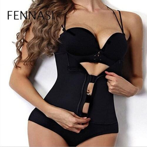 FENNASI Shapewear Women Buckle Belt S-5XL High Elasticity Postpartum Exercise Lady Belt Zipper Three-Breasted Body Shaping