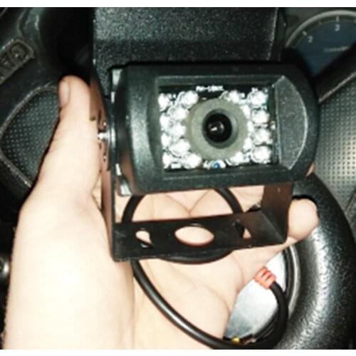 Rear View Camera For Trucks 24v 12v Black Bus Car Rear View Reversing IR Nightvision Waterproof Camera For Trucks Lorry Bus