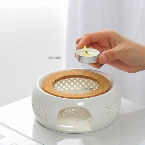 Borrey ceramic teapot holder base tea heater insulation base tea coffee tea heater water heater teaware heating base