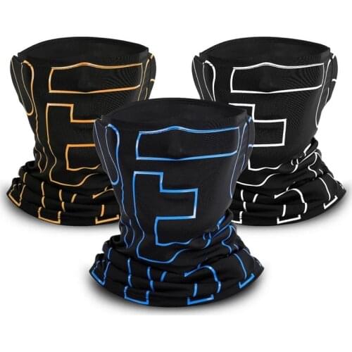 Summer Ice Silk Cycling Headwear Men Women Anti-sweat Breathable Riding Face Cover Running Bicycle Bandana Sports Scarf Headband