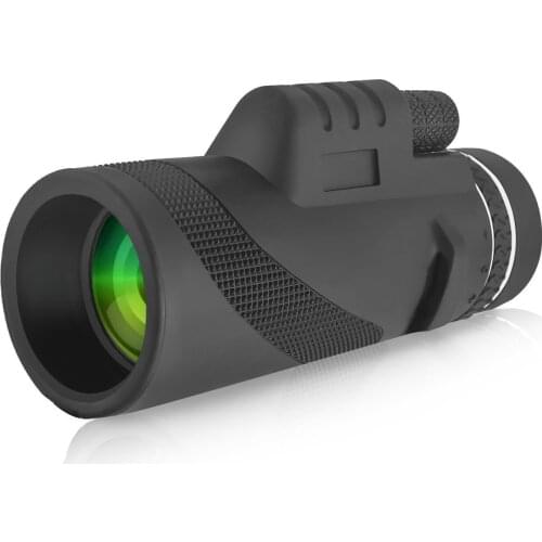 40X60 Day & Night Vision Dual-Focus HD Optics Zoom Monocular Telescope Waterproof Super Clear for Outdoor Hunting Monocular