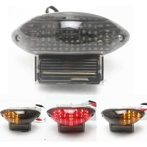 Motorcycle LED Turn Signal Brake Stop Running Light Blinker For Suzuki GSXR1300 Yamaha YZF-R6