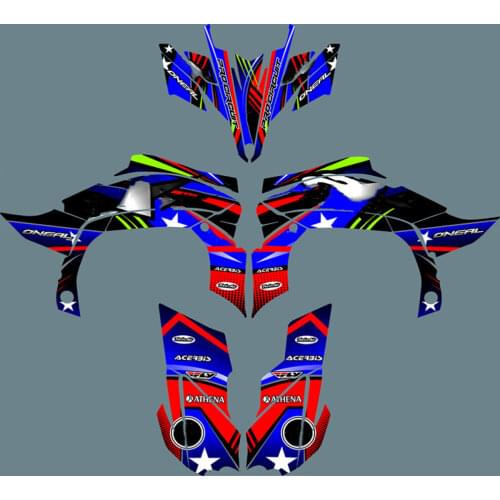 YFZ450R 2013-2009 Motorcycle ATV 3M GRAPHICS BACKGROUNDS DECALS STICKERS For Yamaha YFZ 450R 2009 2010 2011 2012 2013 YFZ450 R