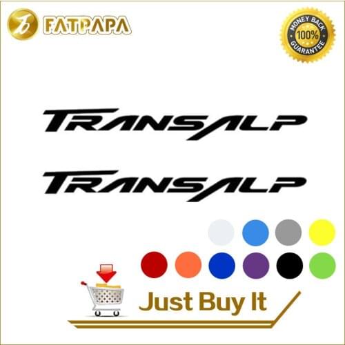 Motorcycle bike Fuel tank Wheels Fairing notebook Luggage helmet MOTO Sticker decals For HONDA Transalp 600 650 700