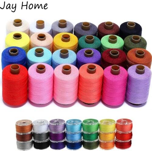 Sewing Threads Set 24 Colors 1000 Yards Polyester Sewing Thread Kit with 20 Bobbins Thread for Hand and Machine Sewing DIY Craft