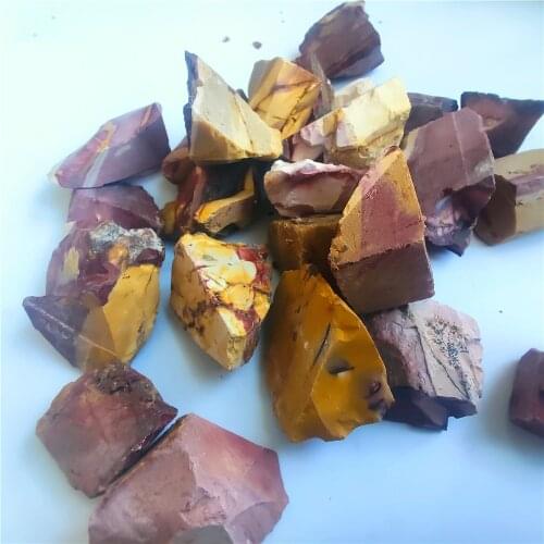 80-100g Natural Egg Yolk Stone Mineral Specimen Decorative Rough Diy Material Stone