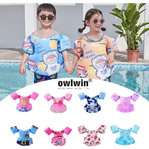 2021 new puddle jumper Cartoon children swimming arm ring life jacket baby water sleeve buoyancy vest Filled with EPE foam