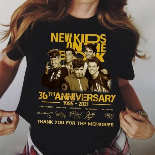 New Kids On The Block 36th anniversary 1985 2021 signatures thank you for the memories shirt NKOTB shirt Boy band tshirt