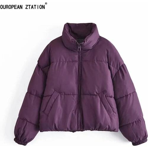 OUROPEAN ZTATION Women's Autumn Down Jackets
