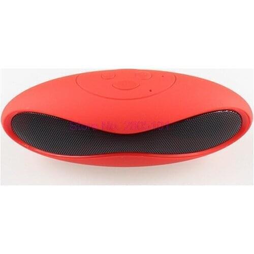 By dhl 200pcs mini X6 wireless bluetooth speaker rugby shape portable subwoofer fm with built-in mic handsfree DHL shipping