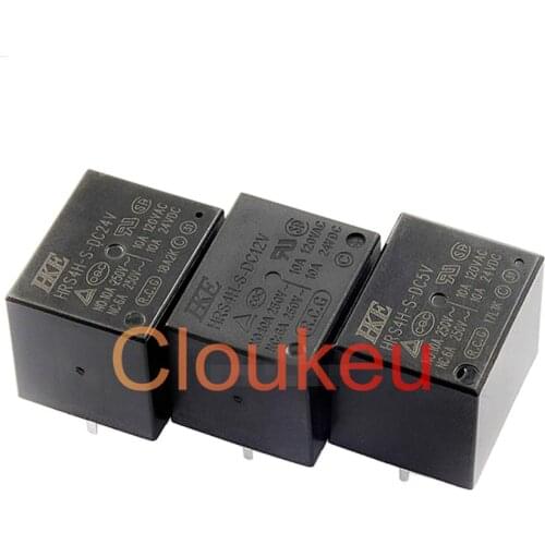 Relay HRS4H-S-DC5V DC12V DC24V 10A 4pin 5pin