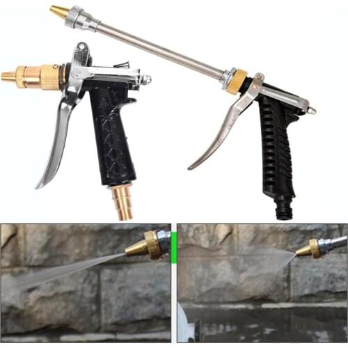 High Pressure Garden Water Gun Car Washer Water Jet Garden Washer Hose Nozzle Sprayer Adjustable Watering Spray Cleaning Tool