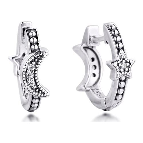 Body Aesthetic Friends Free Shipping Wholesale Christmas Winter Crystal 100% Real Silver S925 New Round Earrings for Women