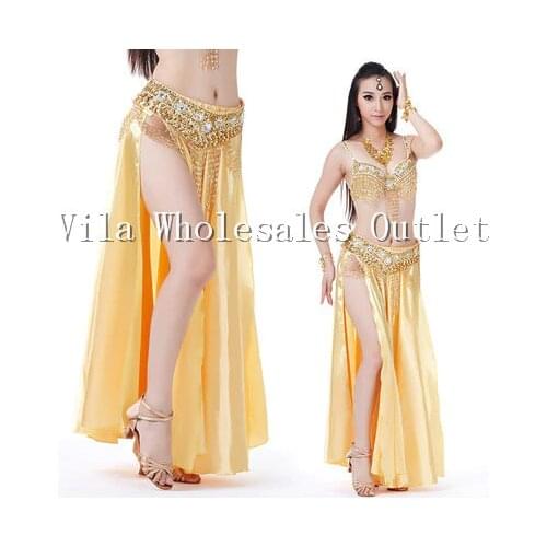 Belly dance skirt dancing skirt indian bellydance skirt 1pc skirt only 14 color 702