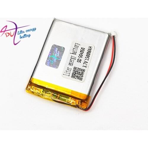 10 pcs JST 1.25mm 504050 3.7V 1500mAh Lithium Polymer LiPo Rechargeable Battery For DVD PAD mobile tablet pc power bank Camera