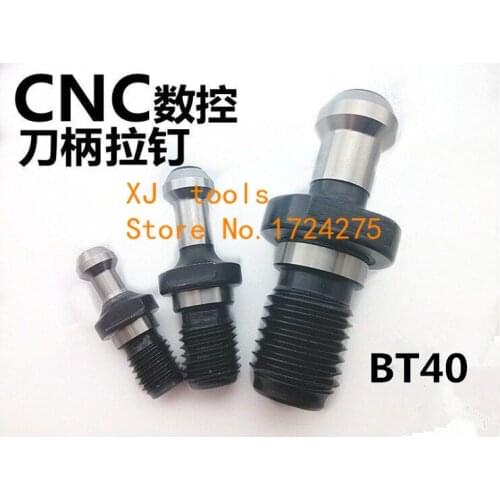 Free Shipping 10pcs BT40 x 45 Degree Pull Stud Nut Sealed Retention Knob ISO Stardard Use on BT CNC Milling Toolholder