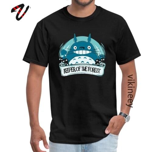 My Neighbor Totoro Aesthetic Tee Shirts kodama Keeper of the Forest Men Funny Short Sleeve Anime T-shirts Hayao Miyazaki Ghibli