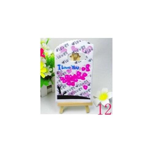 Hot Sale New Design Good Quality Wholesale 50pcs/lot 9*15cm Small Plastic Birthday Gift Packaging Bags Mini Christmas Bag