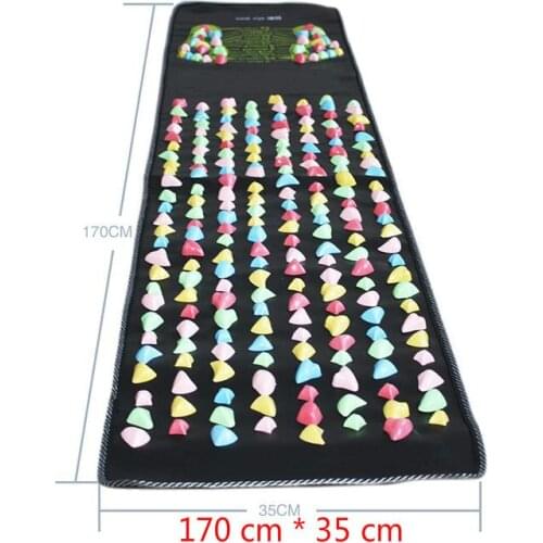 HANRIVER 2018 hot sale product sell like hot cakes Foot massage mat the road of health foot massager Color stone massage blanket