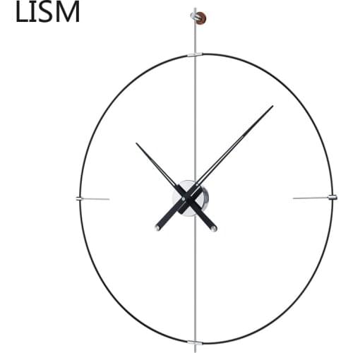 Metal Luxury Modern Minimalist Big Clocks Silent Living Room Decor Spain 3d Wall Clock Home Farmhouse Decor Kitchen Vintage