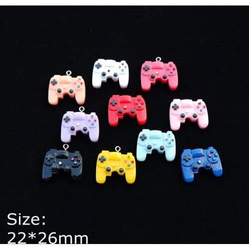 Cute Game Controller Charms Bracelets Necklace Earring Jewelry Making Flat Back Cabochon Pendants