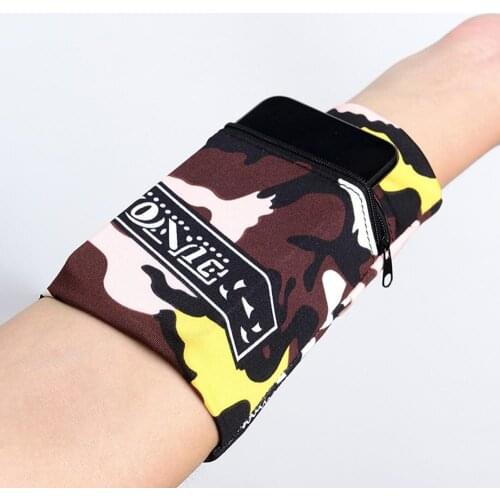Multifunctional Band Zipper Ankle Wrap Sport Wrist Strap Wallet Storage Bag Case Badminton Basketball Wristband Sweatband
