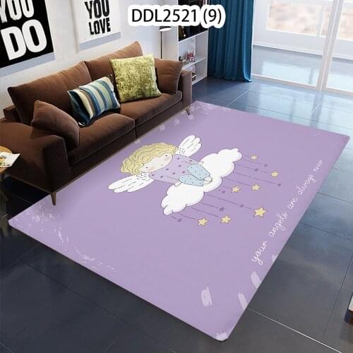 Cartoon Girls Kitchen Rugs Mats for Floor Set Colorful Children Boy Playing Entrance Bathroom Door Mat Colorful Children Carpet