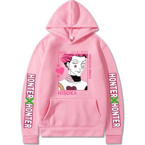 Hoodies Men Hunter×Hunter Hip Hop Sweatshirts Streetwear Fashion Hoodies Popular Men Women Hooded Pullovers Hoody 2021 New