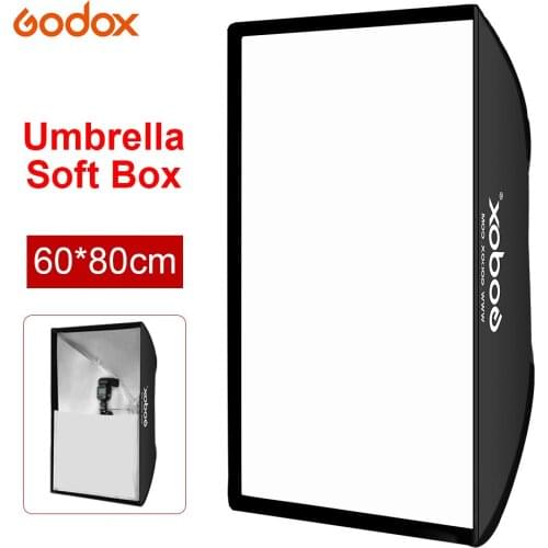 Godox Portable 60*80 Umbrella Photo Softbox Reflector for Studio Photography Flash Speedlight