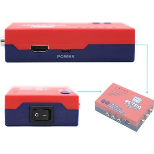 T3EB A/V Converter and Line-doubler RetroScaler2x 480p60 signal for Retro Video Game Console PS2/N64/SG Dreamcast/Atari2600